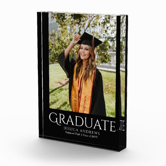 Eenvoudig Afstuderen Stijlvolle Modern Afstuderen  Fotoblokken (Rechts)