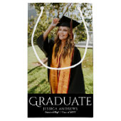 Eenvoudig Afstuderen Stijlvolle Modern Afstuderen  Klein Cadeauzakje (Achterkant)