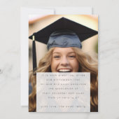 EENVOUDIG AFSTUDEREN VOLLEDIG ZWART | PHOTO-univer Aankondiging (Achterkant)