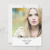 Eenvoudig Afstuderen voor foto's van studenten (Voorkant)