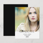 Eenvoudig Afstuderen voor foto's van studenten (Voorkant / Achterkant)