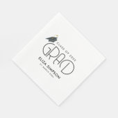 Eenvoudig afstuderen voor minimale tekst servet (Hoek)