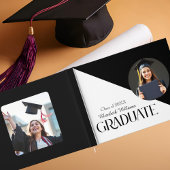 Eenvoudig Afstuderen zwart en wit Gastenboek