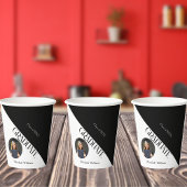 Eenvoudig Afstuderen zwart en wit Papieren Bekers