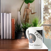 Eenvoudig Afstuderen zwart en wit Porselein Kop