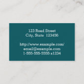 Eenvoudig algemeen chirurg Visitekaartje (Achterkant)