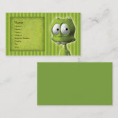 Eenvoudig Alien-ontwerp Visitekaartje (Voorkant / Achterkant)