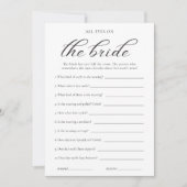 Eenvoudig Alle Ogen Op De Bruid Vrijgezellenfeest  Kaart (Voorkant)