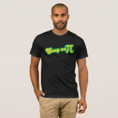 Eenvoudig als Pi (groen) T-shirt (Voorkant volledig)