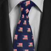 Eenvoudig Amerikaans vlagpatroon Stropdas