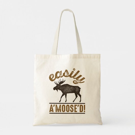 Eenvoudig A'Moose'D Tote Bag (Achterkant)