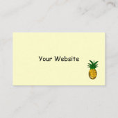 Eenvoudig ananas visitekaartje (Achterkant)