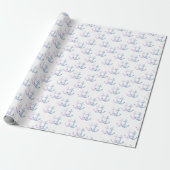 Eenvoudig Anchor Duo! Cadeaupapier (Uitgerold)