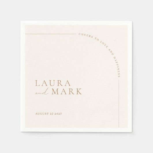 Eenvoudig arch-minimalistisch keurslijf voor weduw servet (Voorkant)