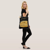 Eenvoudig art Lover Minimal Design Tote Bag (Op model)