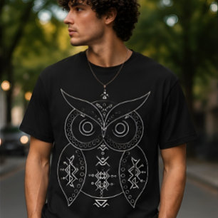 Eenvoudig artistiek ontwerp Tri-Blend shirt