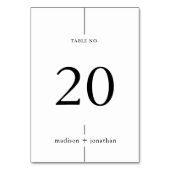 Eenvoudig assy Weduwetnummer Kaart (Achterkant)