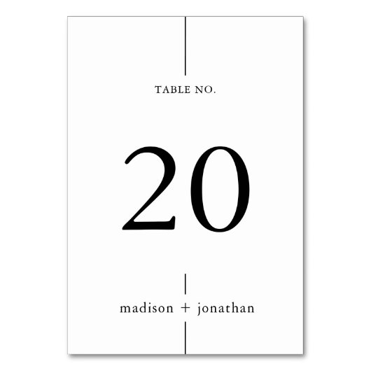 Eenvoudig assy Weduwetnummer Kaart (Voorkant)