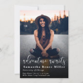 Eenvoudig avontuur wacht op Foto-Afstuderen Kaart (Voorkant)