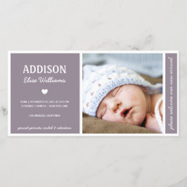 EENVOUDIG | BABY GIRL BIRTH ANNOUNCTION AANKONDIGING