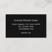 Eenvoudig Baby kinderlijk Visitekaartje (Achterkant)