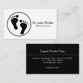 Eenvoudig Baby kinderlijk Visitekaartje (Voorkant / Achterkant)