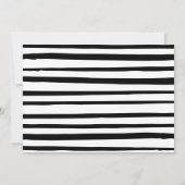 Eenvoudig Baby shower Bedankkaart (Achterkant)