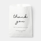 Eenvoudig Baby shower Bedankzakje (Voorkant)