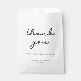 Eenvoudig Baby shower Bedankzakje