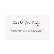 Eenvoudig Baby shower Boeken voor Baby aanvraagkaa