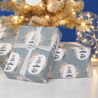 Eenvoudig Baby shower Cadeaupapier
