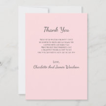 Eenvoudig Baby shower dank u