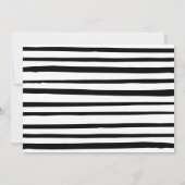 Eenvoudig Baby shower Kaart (Achterkant)