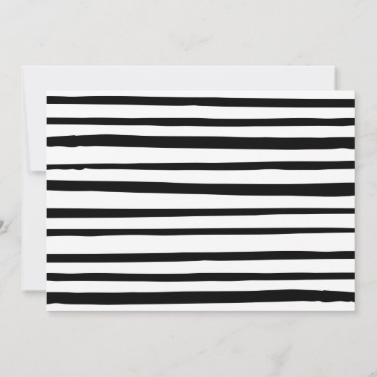 Eenvoudig Baby shower Kaart (Achterkant)