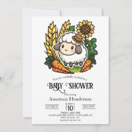 eenvoudig  Baby shower Kaart