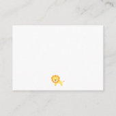 Eenvoudig Baby shower Luier Raffle Tickets w / Lio Informatiekaartje (Achterkant)