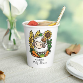 eenvoudig  Baby shower Papieren Bekers