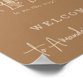 Eenvoudig baby shower poster (Hoek)