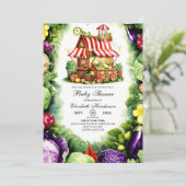 Eenvoudig Baby shower van de markt van de aardappe Kaart (Staand voorkant)