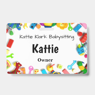 Eenvoudig babysitten badge
