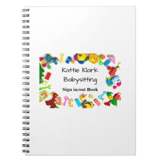 Eenvoudig babysitten notitieboek