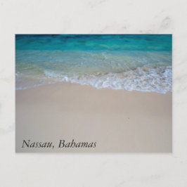 Eenvoudig Bahamaans strand Briefkaart