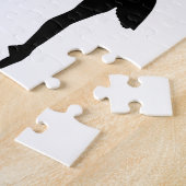 Eenvoudig Ballet Zwart Wit Ballerina Legpuzzel (Zijkant)