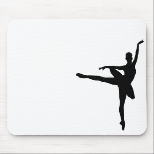 Eenvoudig Ballet Zwart Wit Ballerina Muismat
