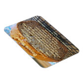 Eenvoudig bananenbrood recept op een magneet (Rechterzijde)