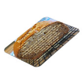 Eenvoudig bananenbrood recept op een magneet (Linkerzijde)