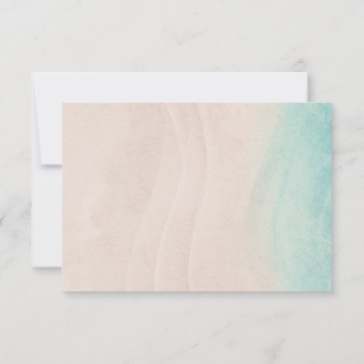 Eenvoudig batchhuwelijk RSVP kaartje (Achterkant)