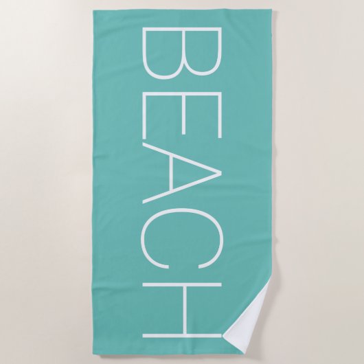Eenvoudig beachy Beach Towel Strandlaken (Voorkant)