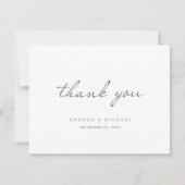 Eenvoudig Bedankkaart (Voorkant)
