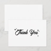 Eenvoudig bedankt (Voorkant / Achterkant)